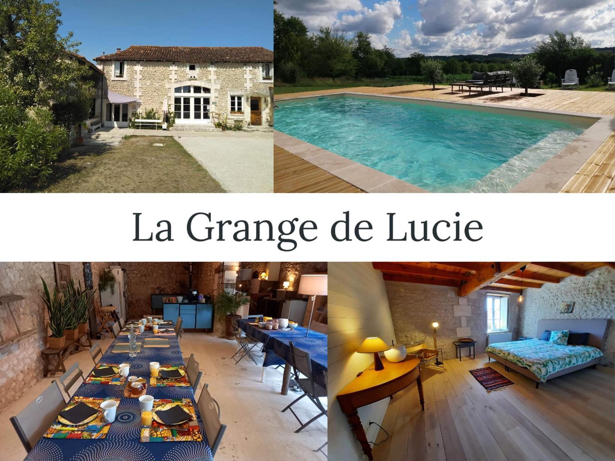 La Grange De Lucie -Chambres D'Hotes En Perigord-Dordogne Nanteuil-Auriac-de-Bourzac 외부 사진